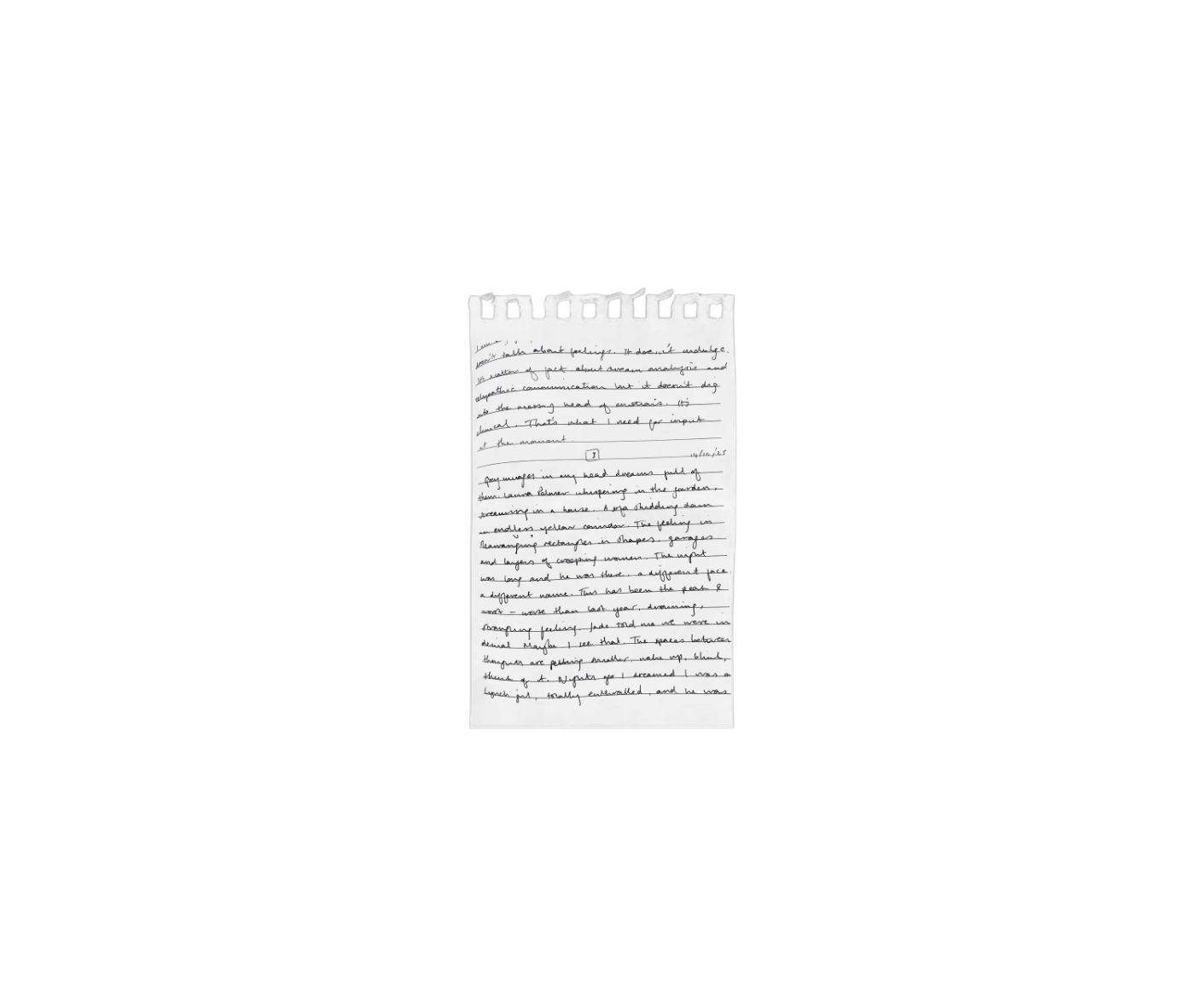 cordelia gartside notepad